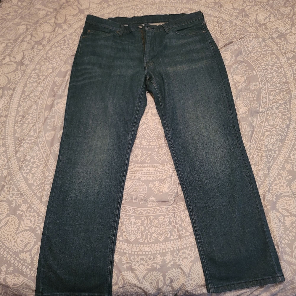 NWOT Levi 541™ ATHLETIC TAPER FIT MEN'S JEANS Dark wash 38x32